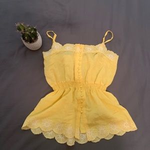 Beautiful Yellow Summer Top
